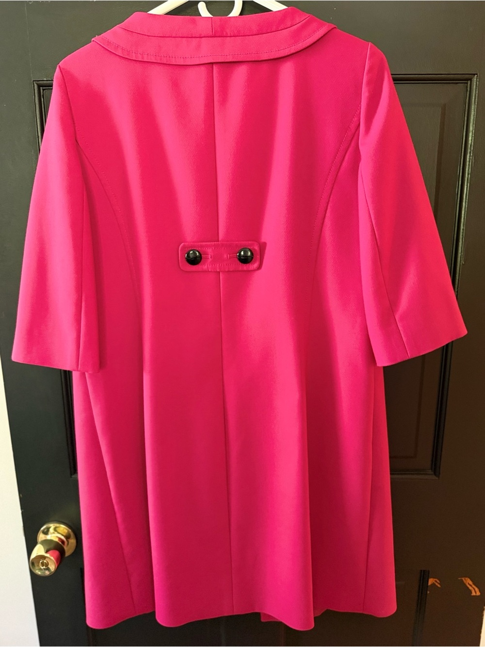 LOFT Pink Short Sleeve spring Coat - Picture 3 of 4